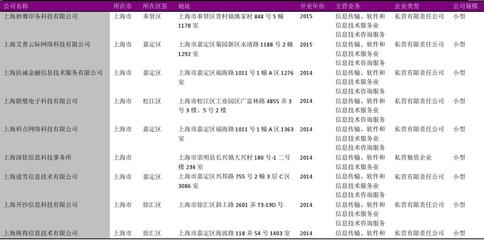 上海市信息技术咨询行业2018版企业名录深度解析